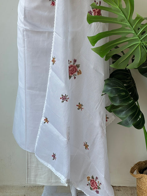 Cross stitch kota silk suit material