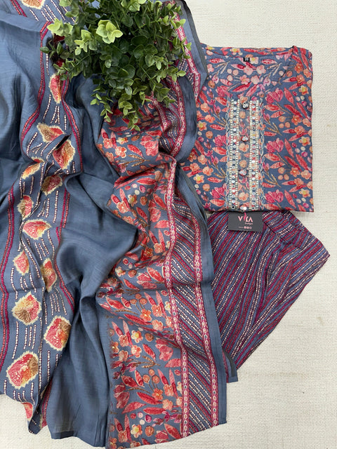 Printed modal Readymade kurta pant set