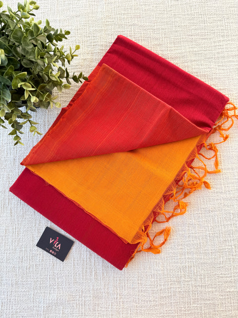 Mangalgiri Cotton Saree with blouse