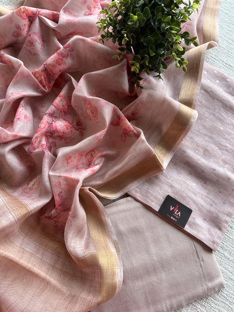 Brocade silk cotton salwar material