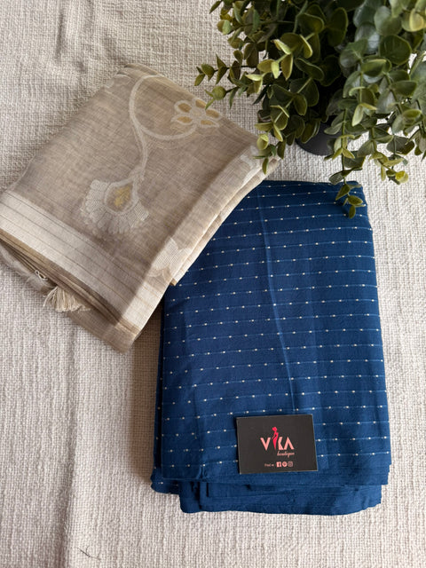 weaving pure cotton suit set with jamdani weaving dupatta