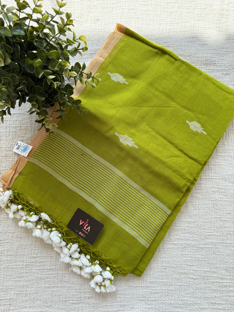 Bhutta weaving handloom cotton saree