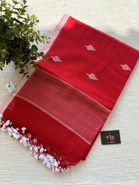 Bhutta weaving handloom cotton saree