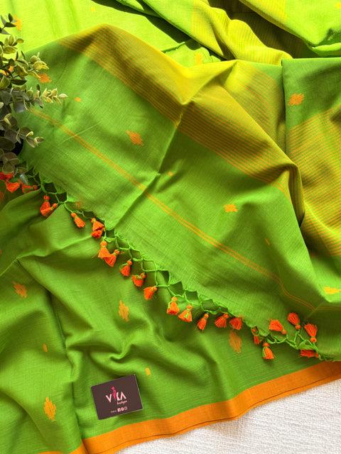 Bhutta weaving handloom cotton saree