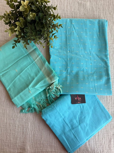 Handloom cotton salwar suit material