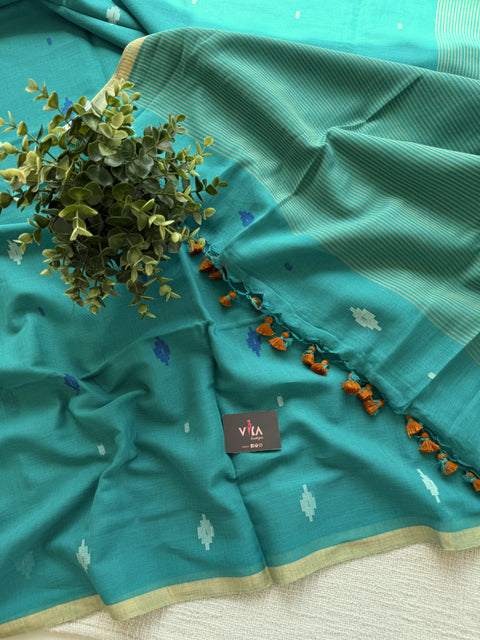 Bhutta weaving handloom cotton saree