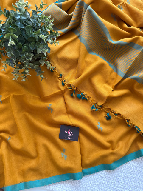 Bhutta weaving handloom cotton saree