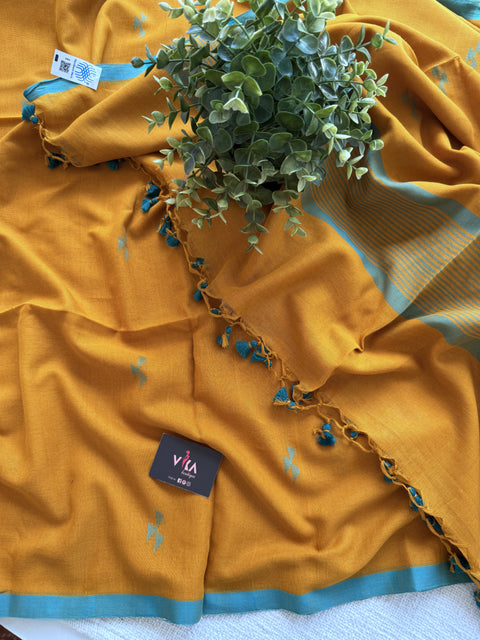Bhutta weaving handloom cotton saree