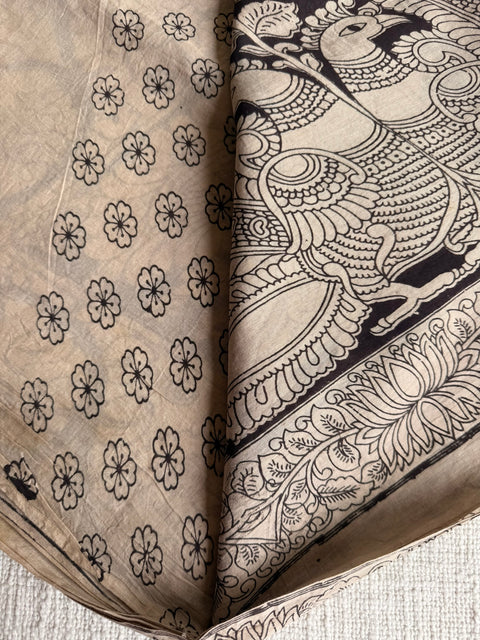 Kalamkari cotton saree