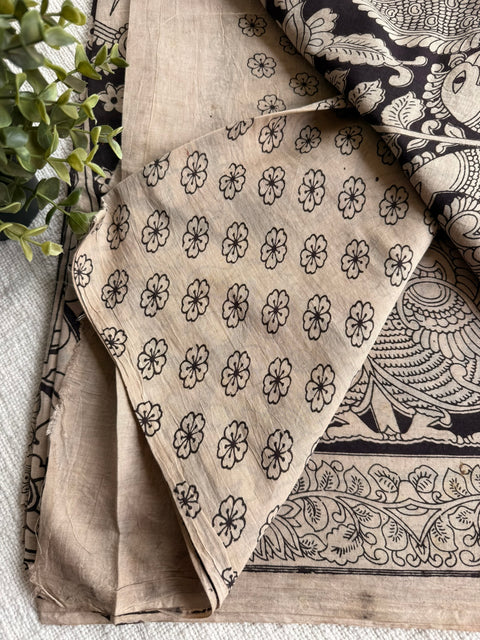 Kalamkari cotton saree