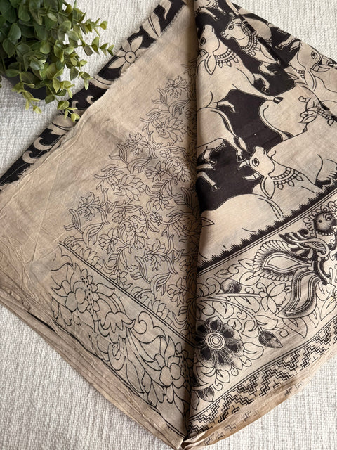 Kalamkari cotton saree