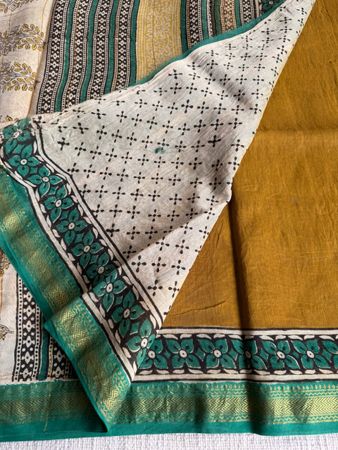 Maheswari border chanderi saree