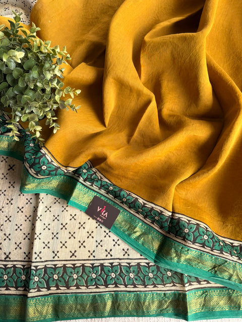 Maheswari border chanderi saree