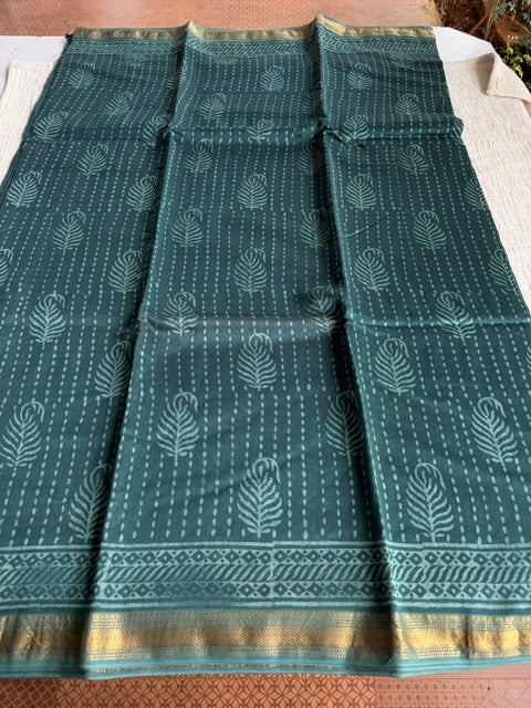 Maheswari border chanderi saree