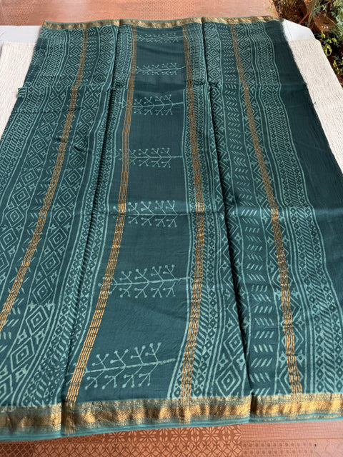 Maheswari border chanderi saree