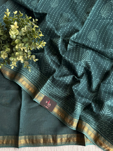 Maheswari border chanderi saree