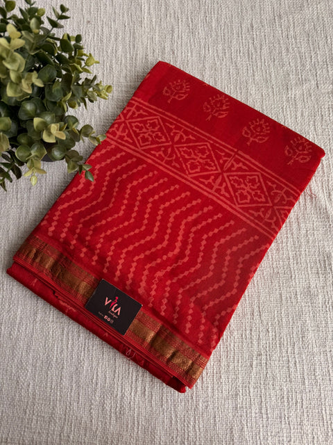 Maheswari border chanderi saree