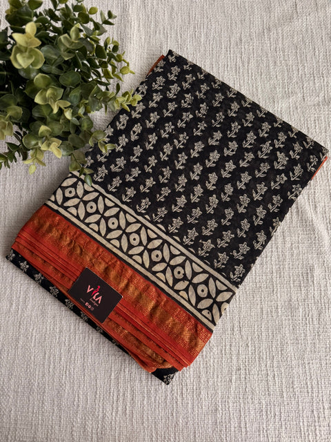 Maheswari border chanderi saree