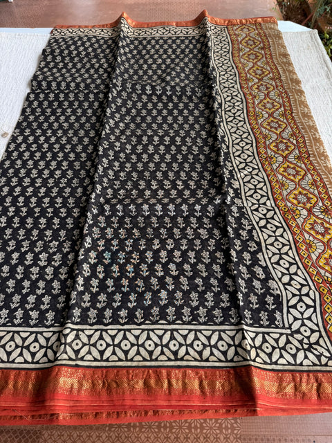 Maheswari border chanderi saree