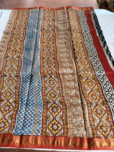 Maheswari border chanderi saree