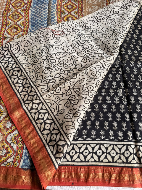Maheswari border chanderi saree