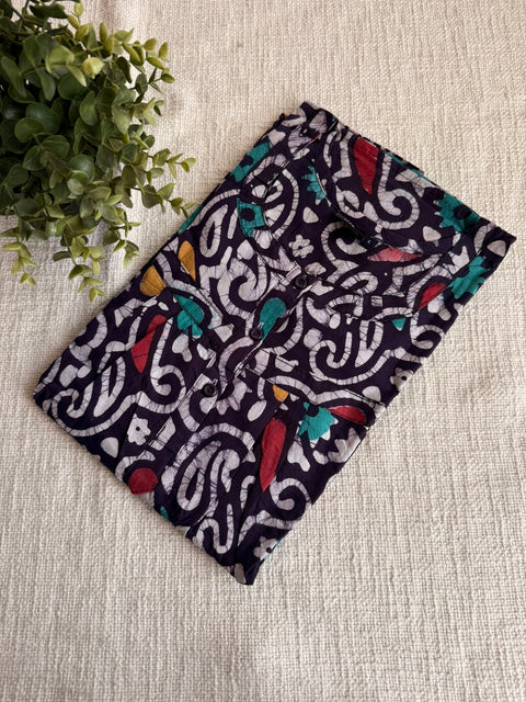 L size Batik printed cotton nighty