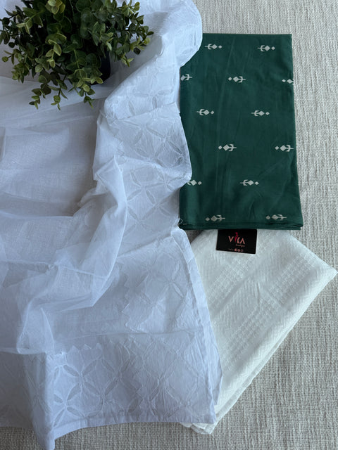 Printed cotton suit material