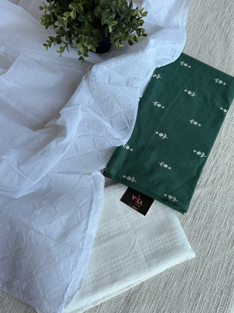 Printed cotton suit material