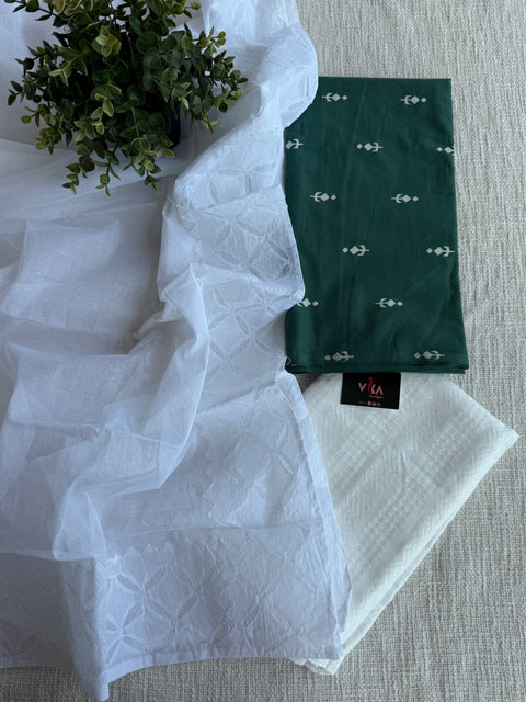 Printed cotton suit material