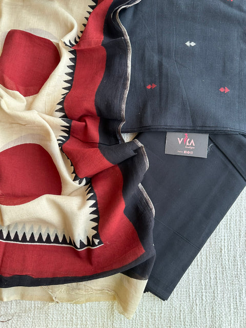 Handloom cotton salwar material