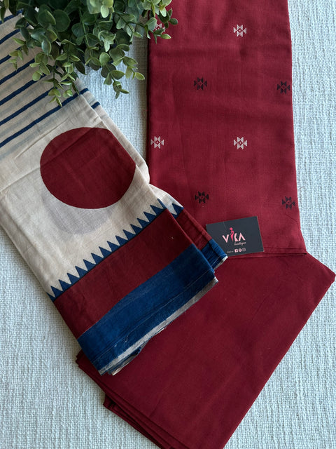 Handloom cotton salwar material