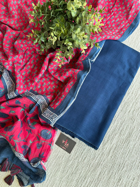 Handloom cotton salwar material