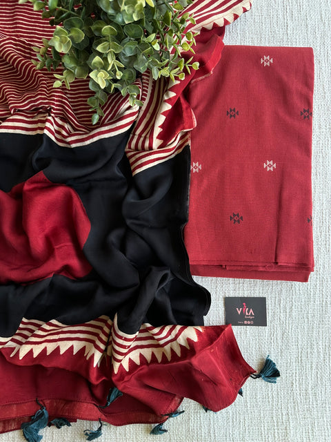 Handloom cotton salwar material