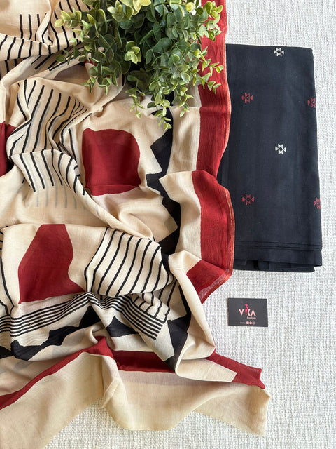 Handloom cotton salwar material