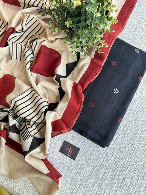 Handloom cotton salwar material