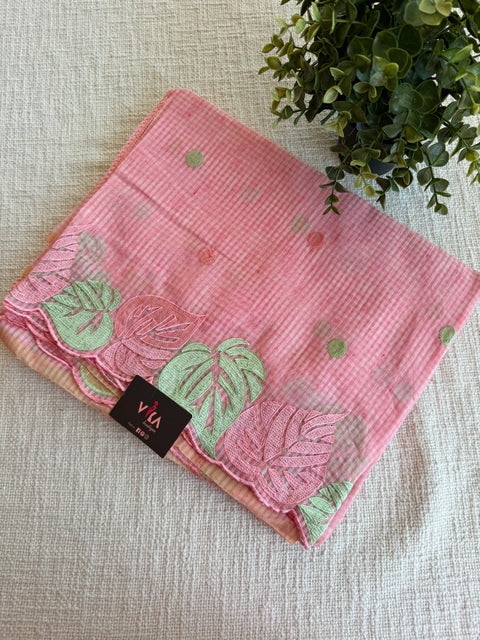 Cotton doria panpata saree