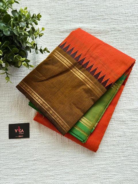 Printed Faux Raw silk saree