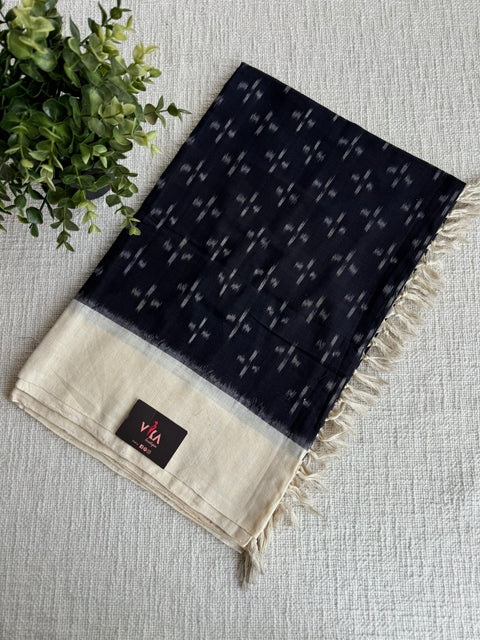 Handloom Ikat cotton dupatta
