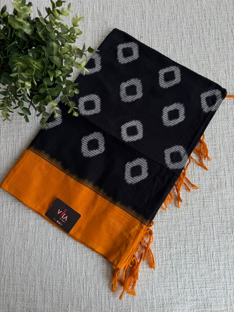 Handloom Ikat cotton dupatta