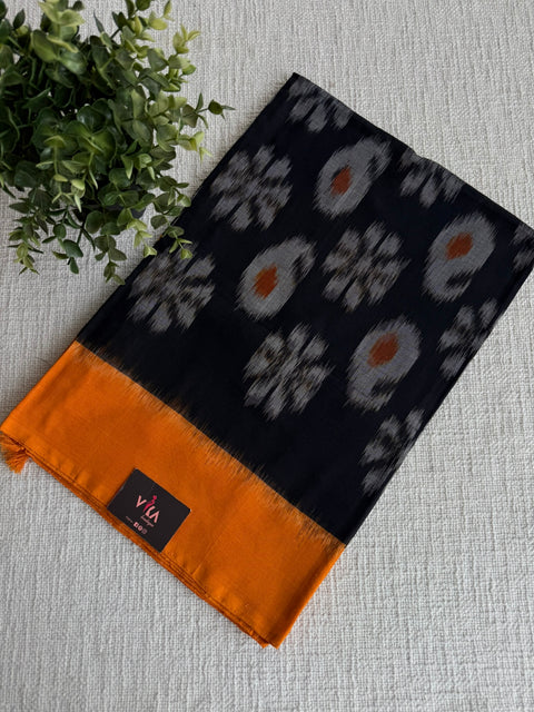 Handloom Ikat cotton dupatta