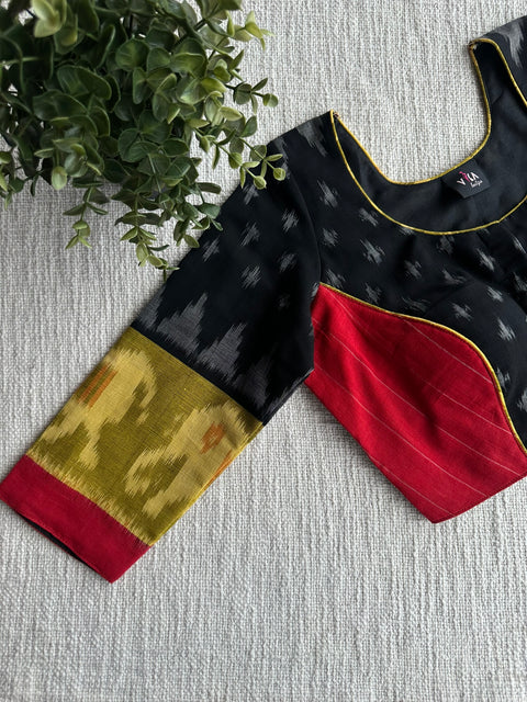 Ikat cotton blouse size-36