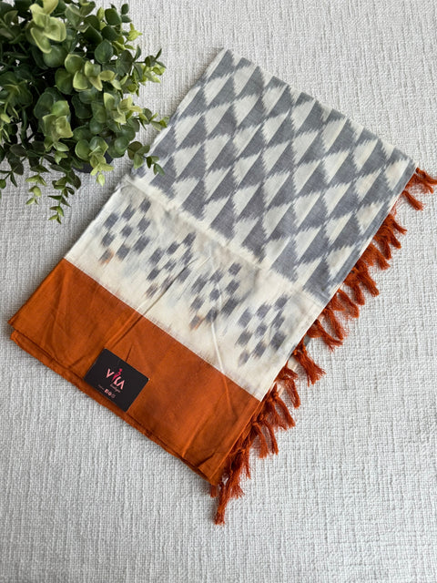 Handloom special Ikat cotton dupatta