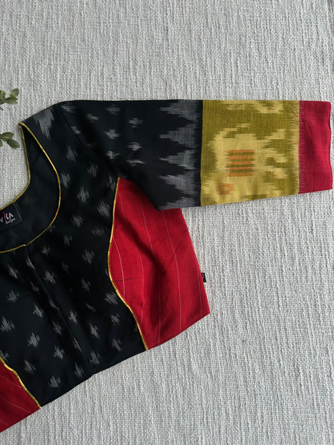 Ikat cotton blouse size-36