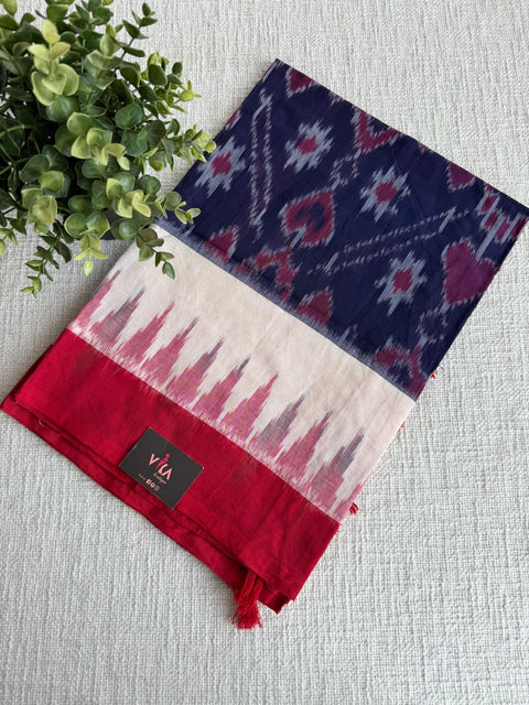 Handloom special Ikat cotton dupatta