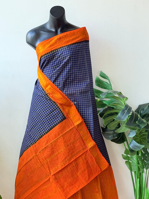 Sungudi cotton saree without Blouse