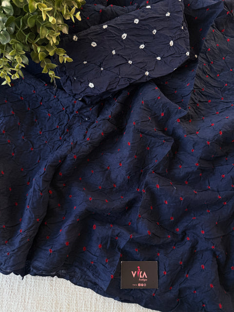 Bhandhej pure cotton saree