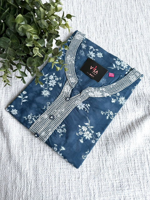 L and XL size printed cotton nighty