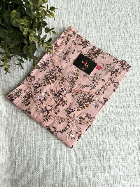 L and XL size printed cotton nighty
