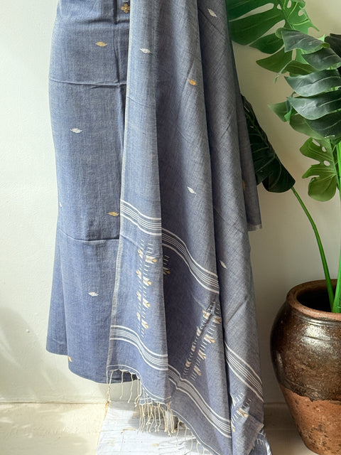 Jamdhani top and dupatta