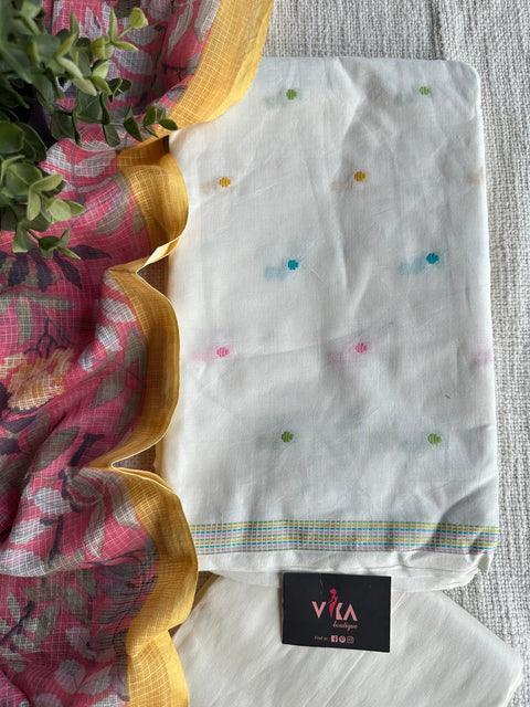 Handloom cotton salwar material